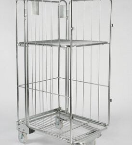 3-Sided Nestable Roll Cage Container