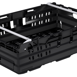 600x400x190 Black - Bale Arm Crate