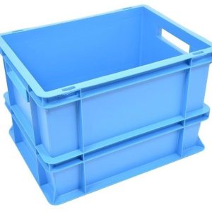 400x300x275 Eurobox Blue Solid