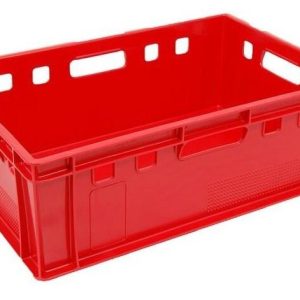 600x400x200 Eurobox Solid Red