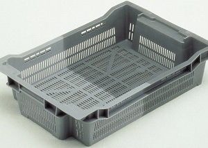 600x400x117  18 Ltr  Stack n Nest  Vented