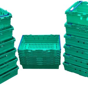 Maxinest bale arm crate green 600x400x175