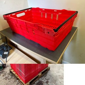 600x400x200 Bale Arm Crate - Dark Blue - Packs of 10