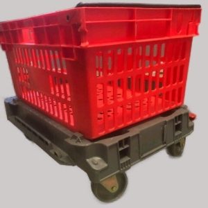 600x400x250 Bale Arm Crate Blue with Grey Arms - Packs of 7