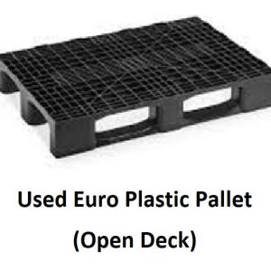 1200x800 Euro Plastic Pallet - Open Deck - Pre Owned