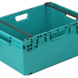 Bale Arm Crate 600x400x300 Green Solid