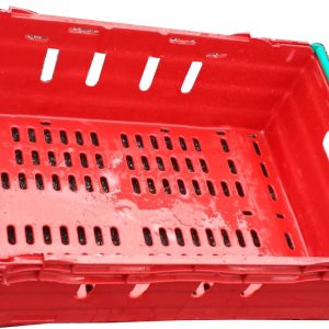 600x400x200 Bale Arm Crate Red - Green Arms