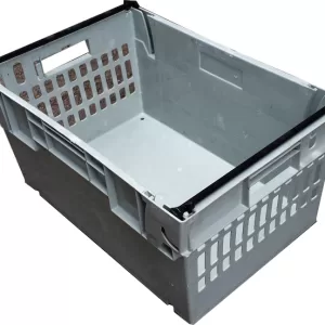 600x400x300 Bale Arm Crate - GREY - Hybrid