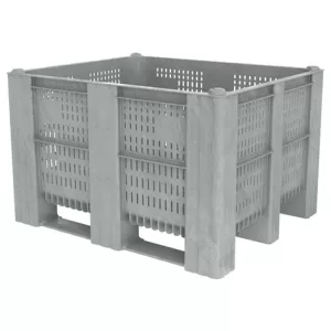 •vented pallet box with feet agriculture storage